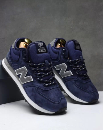 New Balance Classic 574 Blue С Мехом