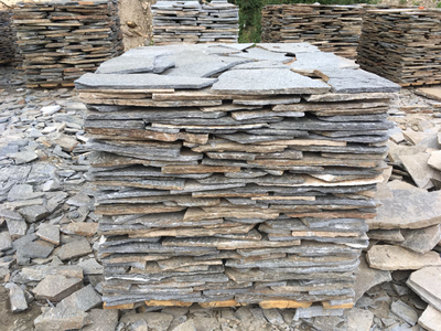 Плитняк - кварцит серебро