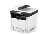 Ricoh LE M 320F, МФУ, A4, 256Мб, 32стр/мин, дуплекс, ARDF35, сенс.экран, факс, PS, LAN, старт.картр.7000стр.(408534)