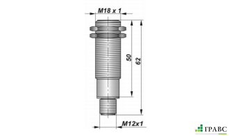 Индуктивный взрывозащищенный датчик SNI 09-5-D-P12 резьба М18х1