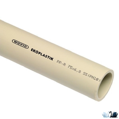 Труба Ekoplastik STR050P10X D 50 мм PPR PN 10 (S5) Полипропиленовая