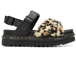 БОСОНОЖКИ DR. MARTENS САНДАЛИИ С ЛЕОПАРДОВЫМ ПРИНТОМ