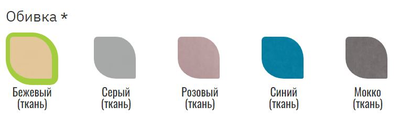 Кровать Николь Синяя (Бонмебель)