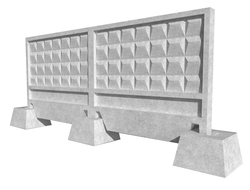 Элементы оград железобетонные