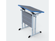 Стол ученический одноместный наклоняемый на плоскоовальной трубе, 600x500x580-820