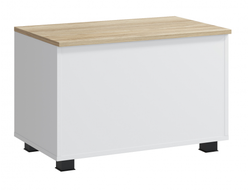 Детская СКАЙЛАЙТ - Ящик для игрушек СЛ-60 Блэквуд ячменный/Белый