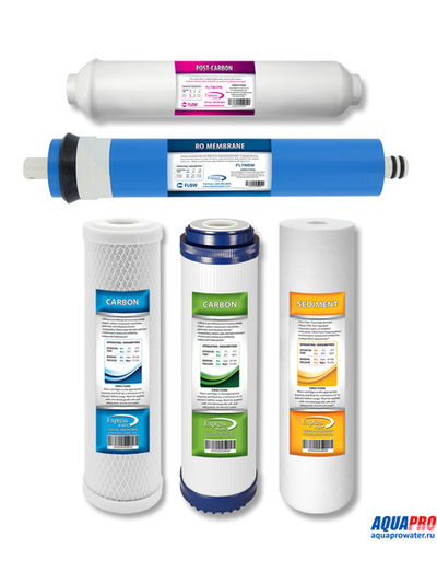 Комплект фильтров для систем AquaPro, 5 ступеней