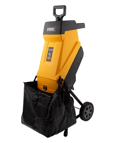 Садовый измельчитель электрический Denzel ECS-2500, 2500 Вт, 45 мм