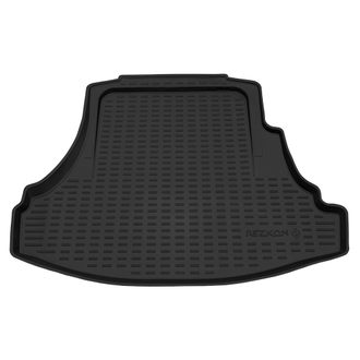 Коврик в багажник пластиковый (черный) для Honda Accord VII (02-08)  (Борт 4см)