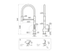 СМЕСИТЕЛЬ OMOIKIRI KANTO -2 PLUS-SB (4994460) GM-R