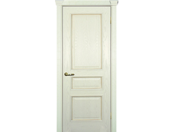 Глухая дверь Фрейм 03, шпон ясень бисквит