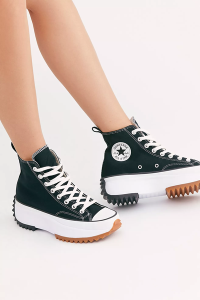Кеды Converse Run Star Hike High Top Platform черные высокие на толстой подошве