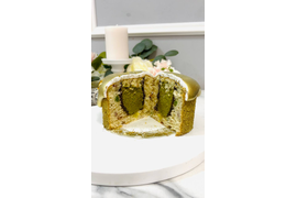 Кулич с начинкой "Дубайский шоколад"