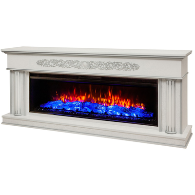 Линейный камин электрический Атлантида WT с очагом Joker 52