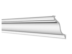 Потолочный плинтус DECOR-DIZAYN DD504, из дюрополимера, под покраску, ударопрочный, 2 метра