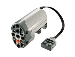 Electric, Motor 9V Power Functions Servo with Dark Bluish Gray Bottom, Light Bluish Gray (99498c01 / 6000566)