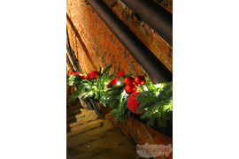 Новогоднее оформление лофта