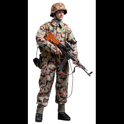 Немецкий солдат - Коллекционная ФИГУРКА 1/6 WWII German Waffen-SS Soldier (AL100044) - Alert Line