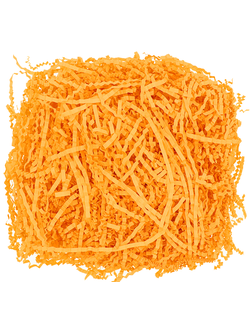 Наполнитель бумажный волнистый Премиум (оранжевый), 100г