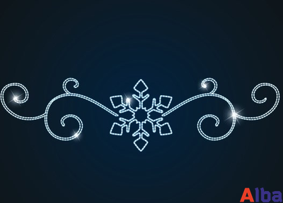 Перетяжка уличная Морозный узор