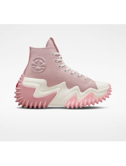 Кеды Converse Run Star Motion розовые высокие на платформе A00875C