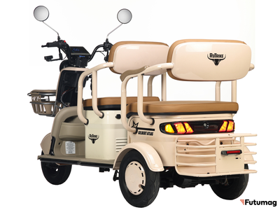 Электротрицикл Rutrike Gelbert Atlas 48V/60V 600Вт бежевый