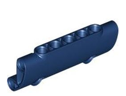 Technic, Panel Curved 7 x 3 with 2 Pin Holes through Panel Surface, Dark Blue (24119 / 6434559)