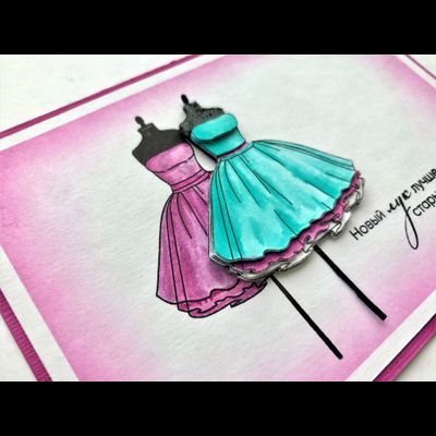 ФП штамп &quot;Бальное платье&quot;