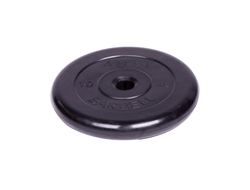 Диск обрезиненный Barbell Atlet d 31 мм чёрный 10 кг