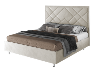 Кровать "Палермо" светло-серого цвета