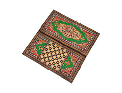 Нарды + Шашки "Сирия Зеленые" малые