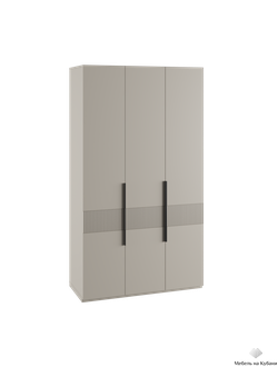 Ника Шкаф 3-х ств. 1350*2100*500 (мдф бежевый мат-05 / лдсп кашемир)