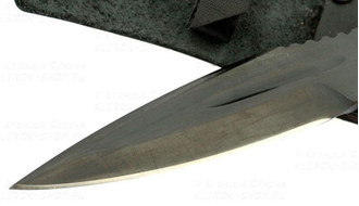 Метательный нож из стали У8 «Перо» с антибликовым покрытием