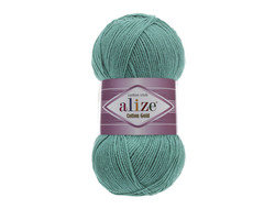 Пряжа Cotton Gold Alize (Ализе Коттон голд) Состав: 55% хлопок и 45% акрил Вес: 100 гр Метраж: 330 м. цвет Мята  610