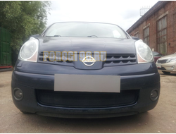 Защита радиатора Nissan Note 2005-2008 black