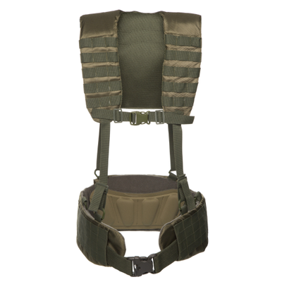 Пояс тактический Варбелт WarBelt CRAB + Лямки тактические от СПК Калибр, цвет ОЛИВА