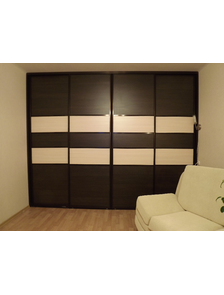 перегородка Венге и беленый дуб