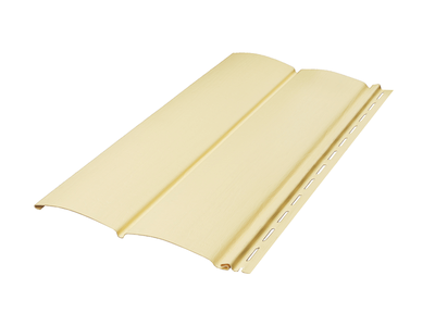 Сайдинг виниловый NORDSIDE «Лапландия бревно» цвет шафран