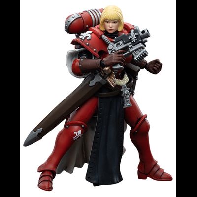 Сестра Битвы Ордена Кровавой Розы Супериор Камина (Warhammer 40k) - КОЛЛЕКЦИОННАЯ ФИГУРКА 1/18 Adepta Sororitas Battle Sisters Order of the Bloody Rose Sister Superior Kamina (JT4515) - JOYTOY