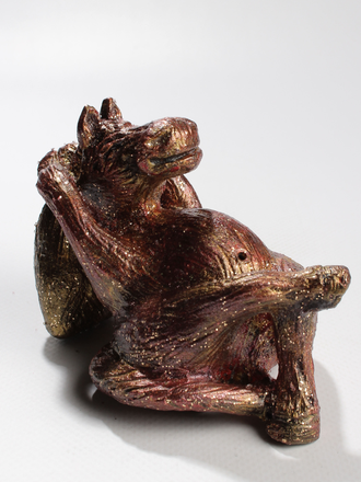 Талисман по года "Лошадь с сердцем" красная