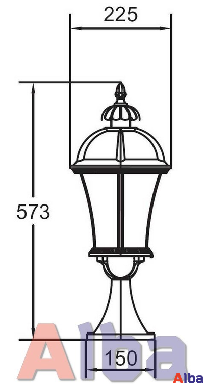 Rome L 95204 Парковый светильник