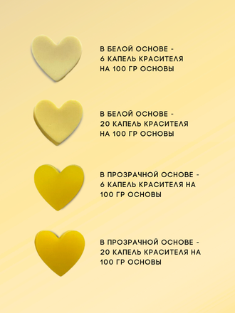 Пигмент косметический Желтый. Пр-во РФ