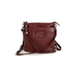 (АРТИКУЛ: 7996/42) СУМКА ЖЕНСКАЯ НЕБОЛЬШАЯ, НАТУРАЛЬНАЯ КОЖА, БОРДОВАЯ С ВИШНЕВЫМ ОТТЕНКОМ, ТРИ ОТДЕЛЕНИЯ, С ДВУМЯ РЕМНЯМИ