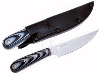 Нож Spyderco Bow River Fixed Blade Knife Black White G10 Plain Edge FB46GP