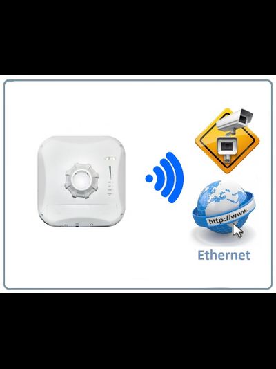 CO-WF-BR03P Уличная точка доступа 5.8ГГц / WiFi мост/точка точка,/Точка-многоточка, питание PoE,  до 3 км. (поток данных до 150 Мб/с) 1 шт.