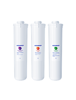 АКВАФОР Кристалл АН Комплект сменных модулей для жесткой воды К5-КН-К7. Ресурс 4000 литров.