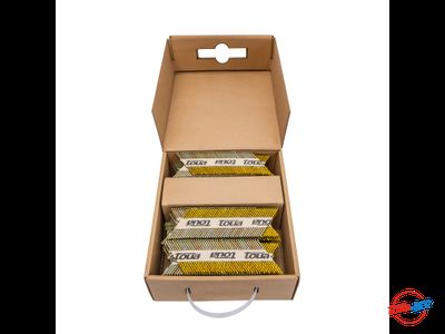 Реечные гвозди по дереву винтовые гальванизированные Toua D34 75 мм