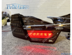 Стопы Toyota Camry 55 стиль Mercedes черные тонированные