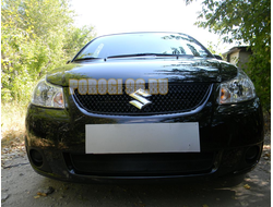 Защита радиатора Suzuki SX4 sedan 2007-2011 black