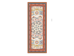 Коврик спортивный профессиональный натуральный каучук + замша  1,83*61*2 мм №16